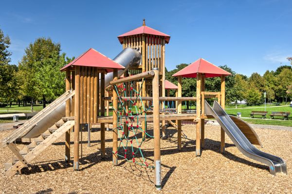 Playground Mulch Installation in New Lenox